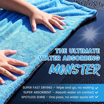 RS Shadow Dry™ Premium Streak Free Drying Towel 🖤✨